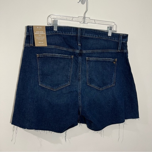 Madewell Curvy High-Rise Denim Shorts in Canterdale Wash Size 20 (W35) - Picture 5 of 13